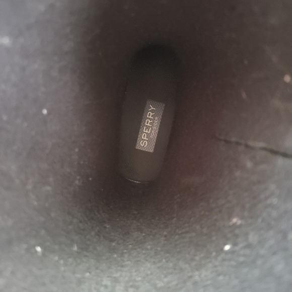 Sperry Boots Womens Size 7 Black Waterproof‎ Rubber Rain Tall Side Zip Outdoor - Picture 4 of 10